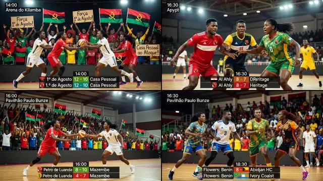 Clubes Angolanos Entram em Campo na Luta pelo Andebol Africano