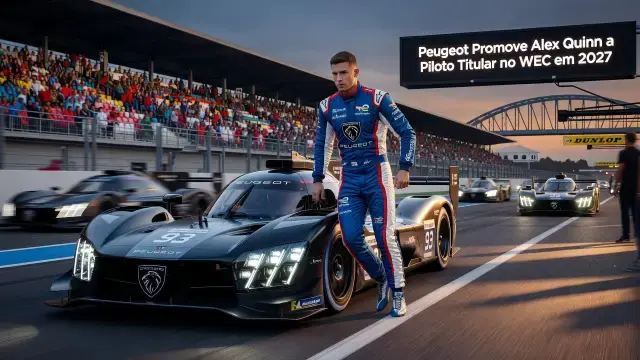 Peugeot Promove Alex Quinn a Piloto Titular no WEC em 2027